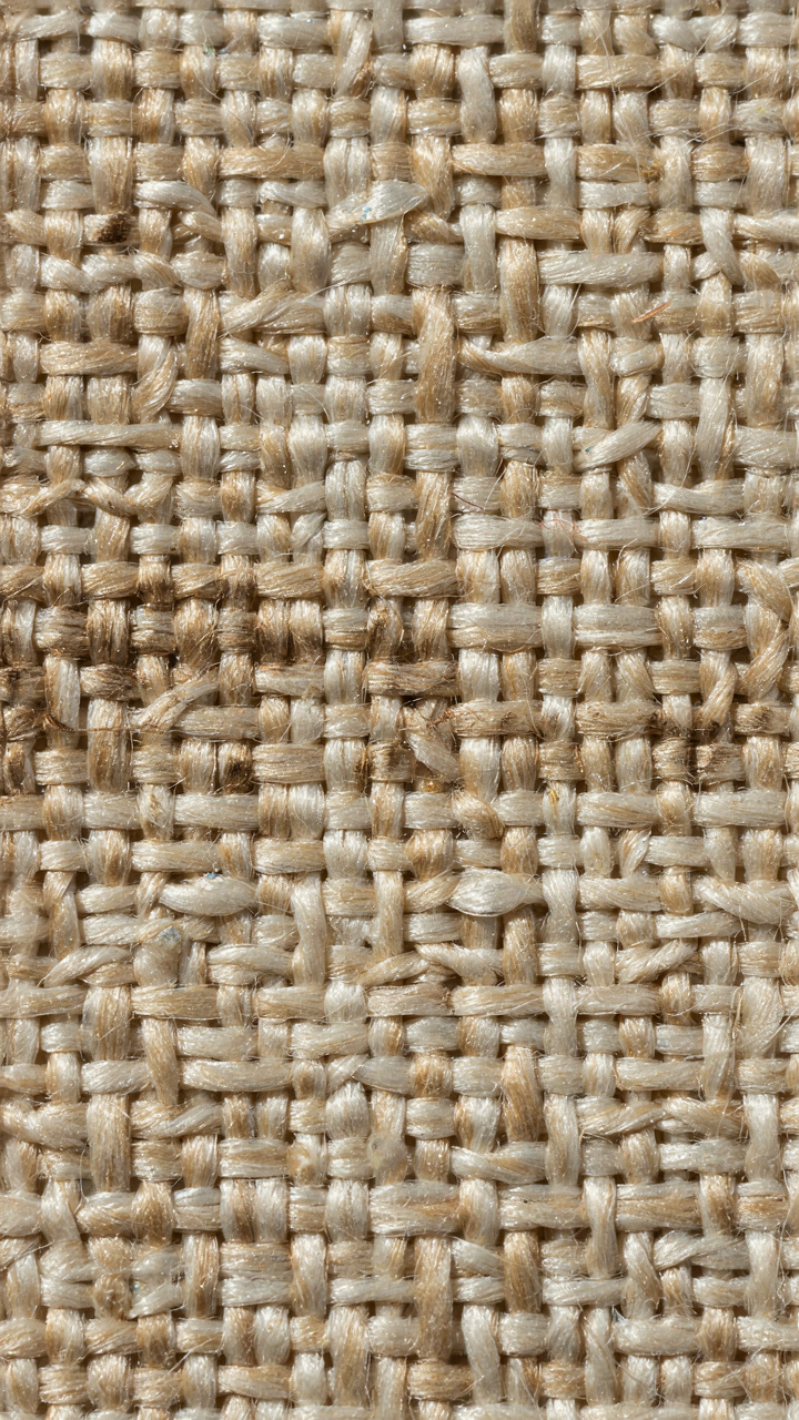 Magnified RV curtain fabric shows durable, UV-resistant fibers.