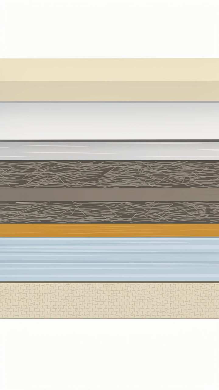 A close-up shows layers of high-performance thermal insulation material.